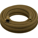Pirate Brand - 1-1/4" Blast Hose Assembly, Tan, BIG GUN Full Flow w/ Brass Couplings
