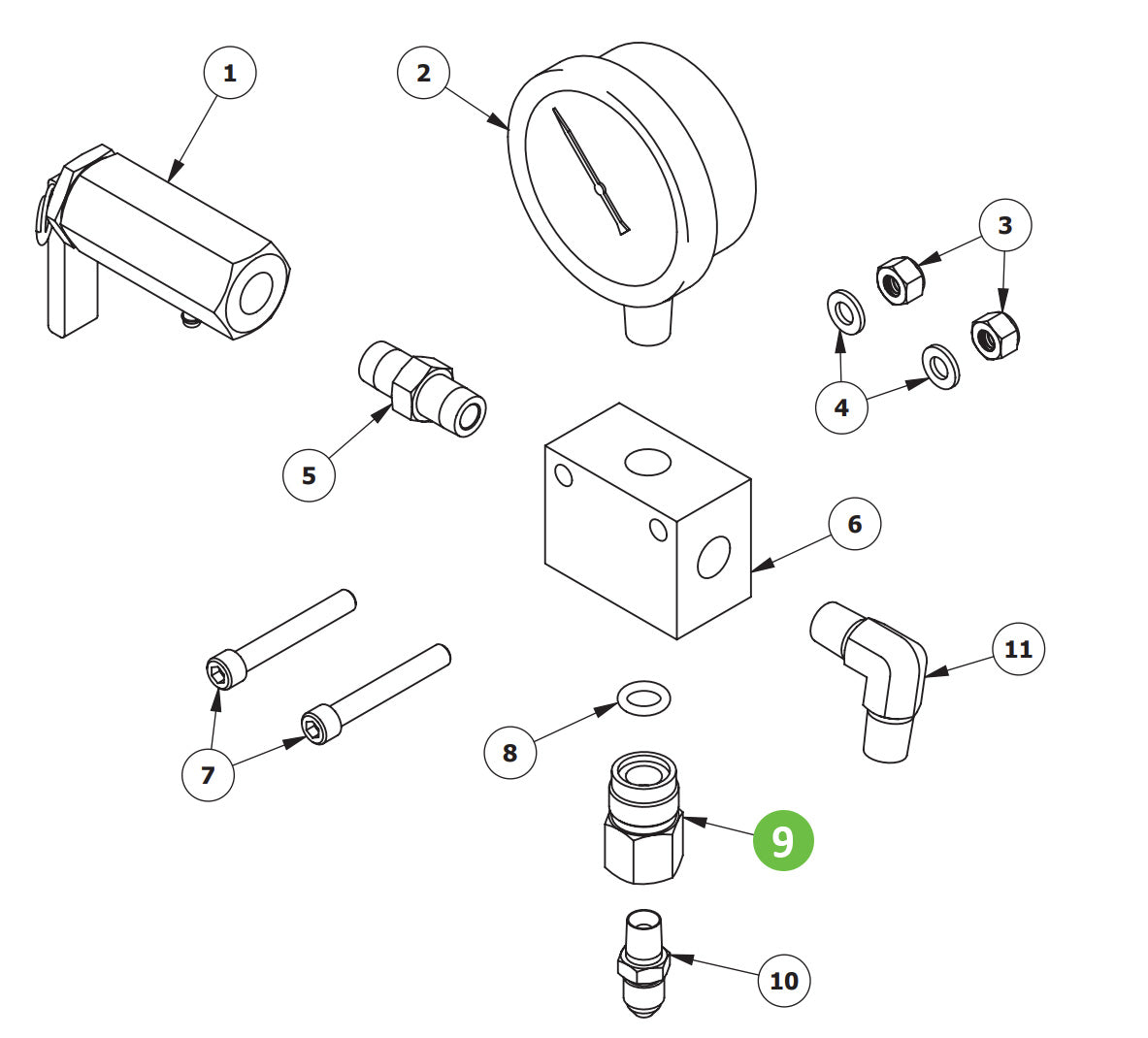 Binks 101-9467 Catalyst Inlet