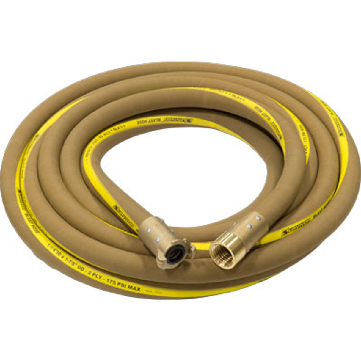 Pirate Brand - 1-1/4" SURVIVOR® Blast Hose Assembly w/ Couplings