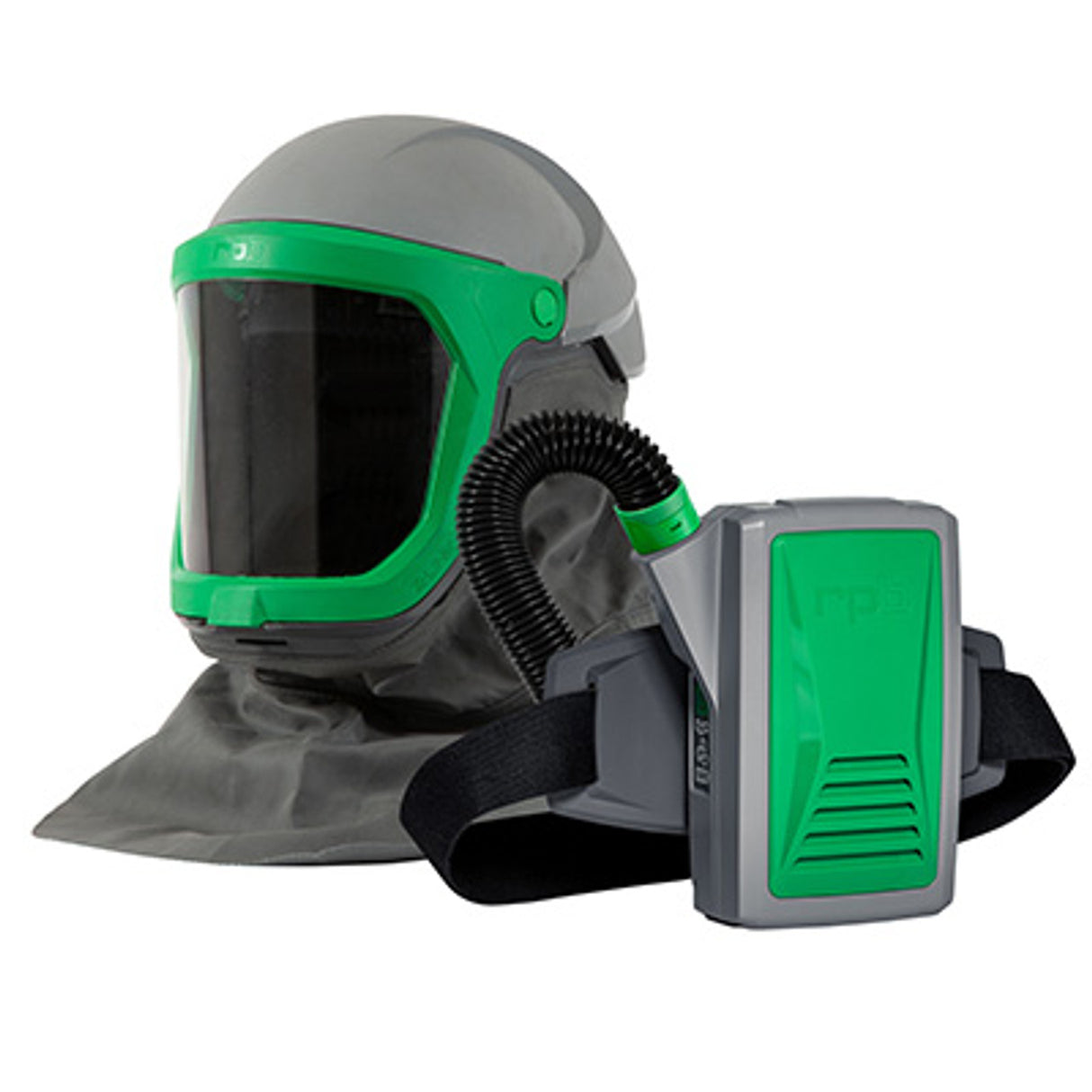 Pirate Brand - RPB®, Z-LINK® Respirator w/ Zytec Fire-Rated Shoulder Cape, PX5 AIR PAPR Belt Mounted Powered Respirator