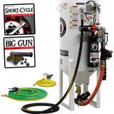 Pirate Brand, S-Series, Short-Cycle™ Series - 10 CU FT., SINGLE OUTLET W/ ABRASIVE CUT-OFF (Hose Mounted) - Blast Pot, STATIONARY, Pressure RELEASE System, Pneumatic Controls