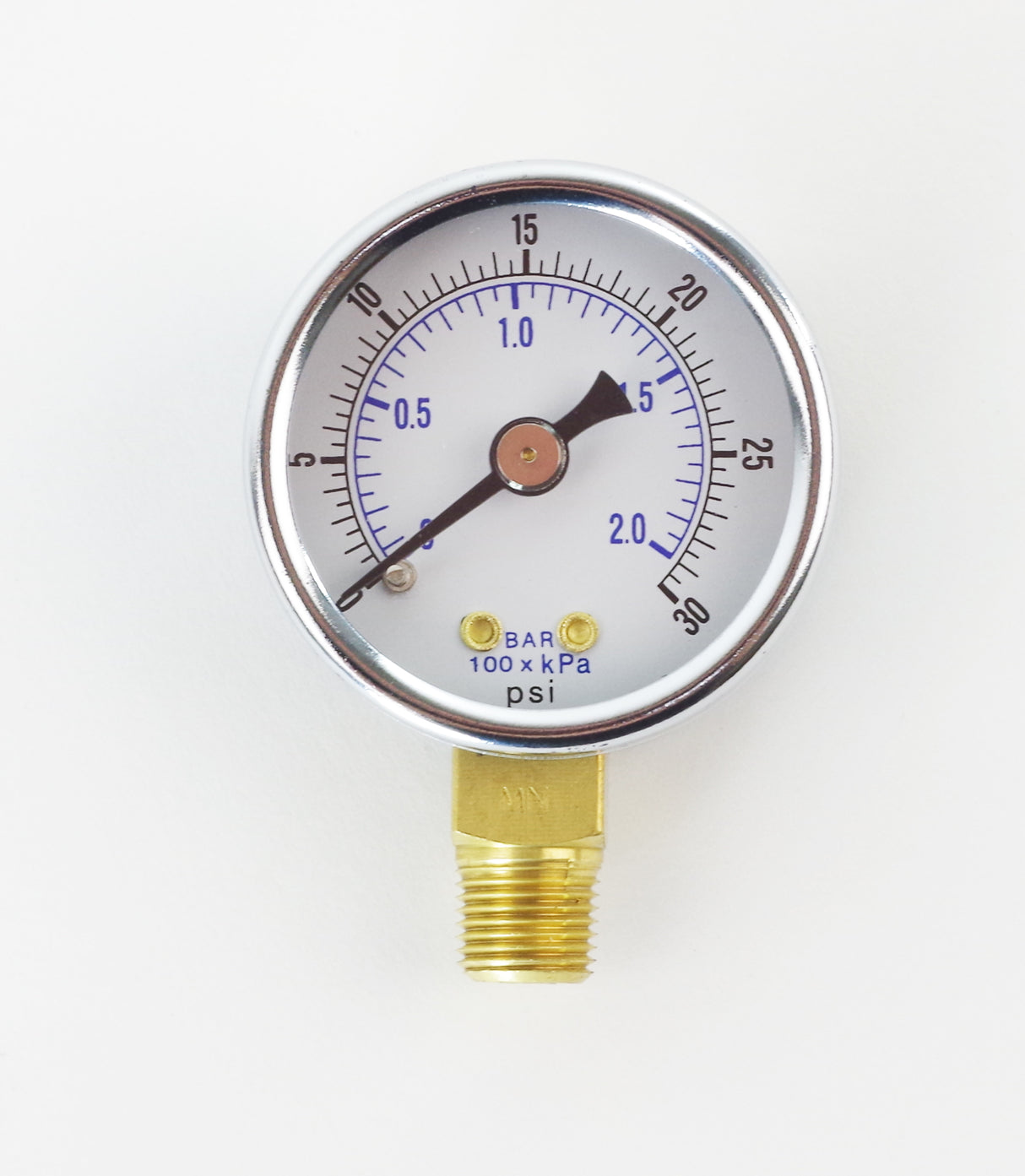 DeVilbiss GA-355 Pressure Gauge 30# 1-1/2" DIA