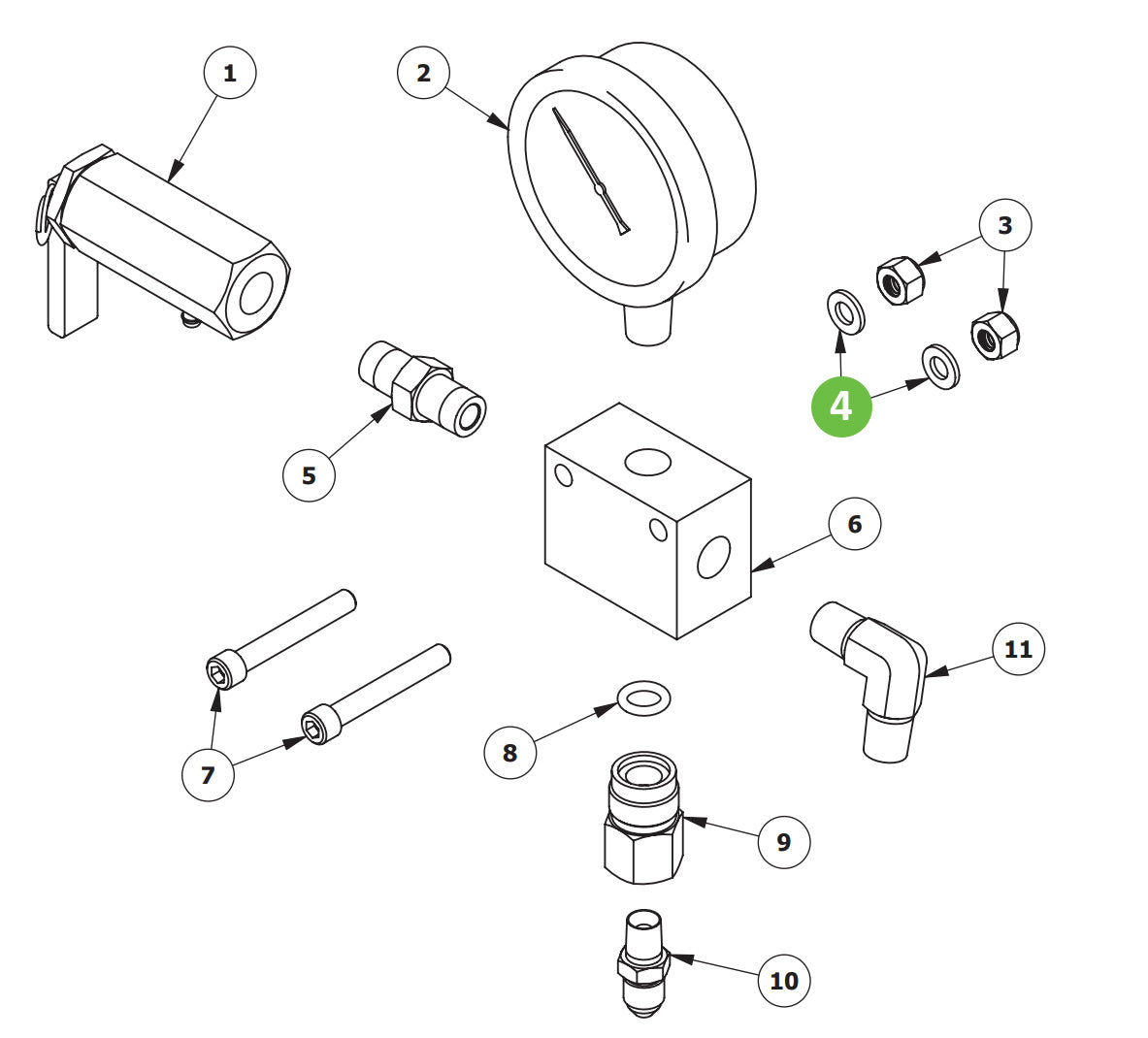 Binks 20-263-1 Flat Washer