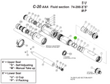 C.A. Technologies 74-215 Seal, Lower Rod  2Gpm