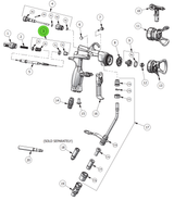 Binks Trophy Series Spray Gun Air Valve Service Kit