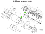 C.A. Technologies 98-7015 O-Ring Viton (-015)