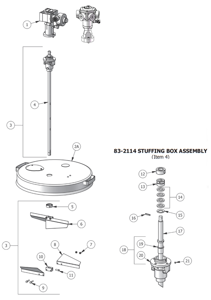 Binks 55 Gallon Open Drum Agitator - Spare Parts - Total Finishing Supplies