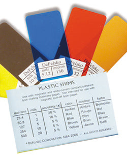 DeFelsko Plastic Shims - Total Finishing Supplies