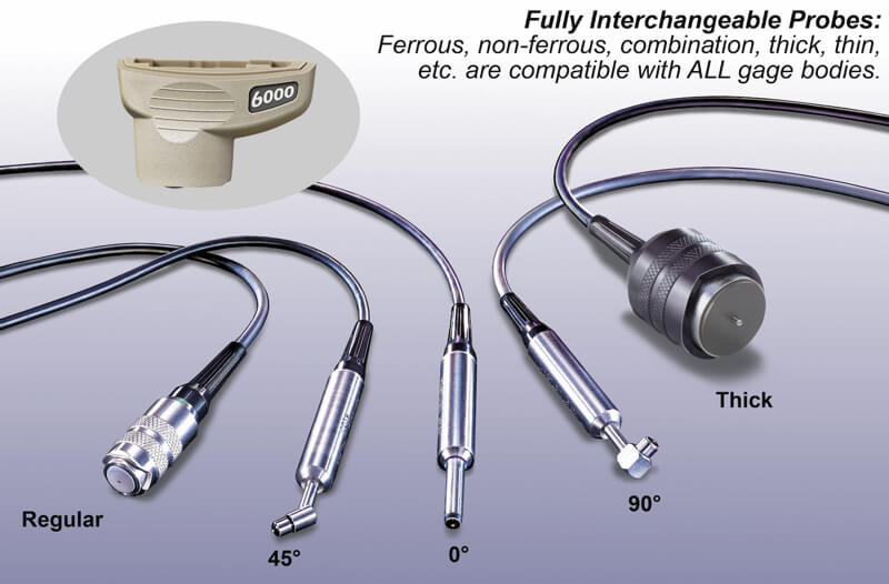 DeFelsko Integral Probes; PosiTector 6000 - Total Finishing Supplies