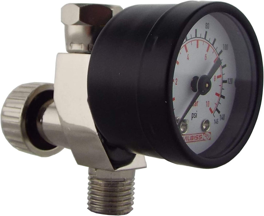 Air Adjusting Valve With Gauge - Total Finishing Supplies