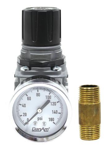 Dan-Am In-Line Compressed Air Regulator 675635 - Total Finishing Supplies