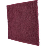 Norton Maroon Super Fine Grade Non-Woven Hand Sanding Pads, 6" x 9"