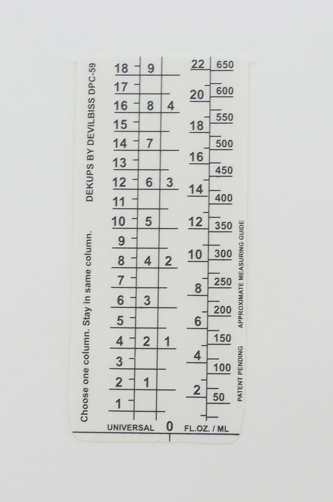 DeVilbiss DeKups® 24 oz. Universal Measuring Guide - Total Finishing Supplies