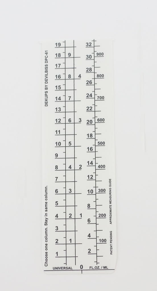 DeVilbiss DeKups® 34 oz. Universal Measuring Guide - Total Finishing Supplies