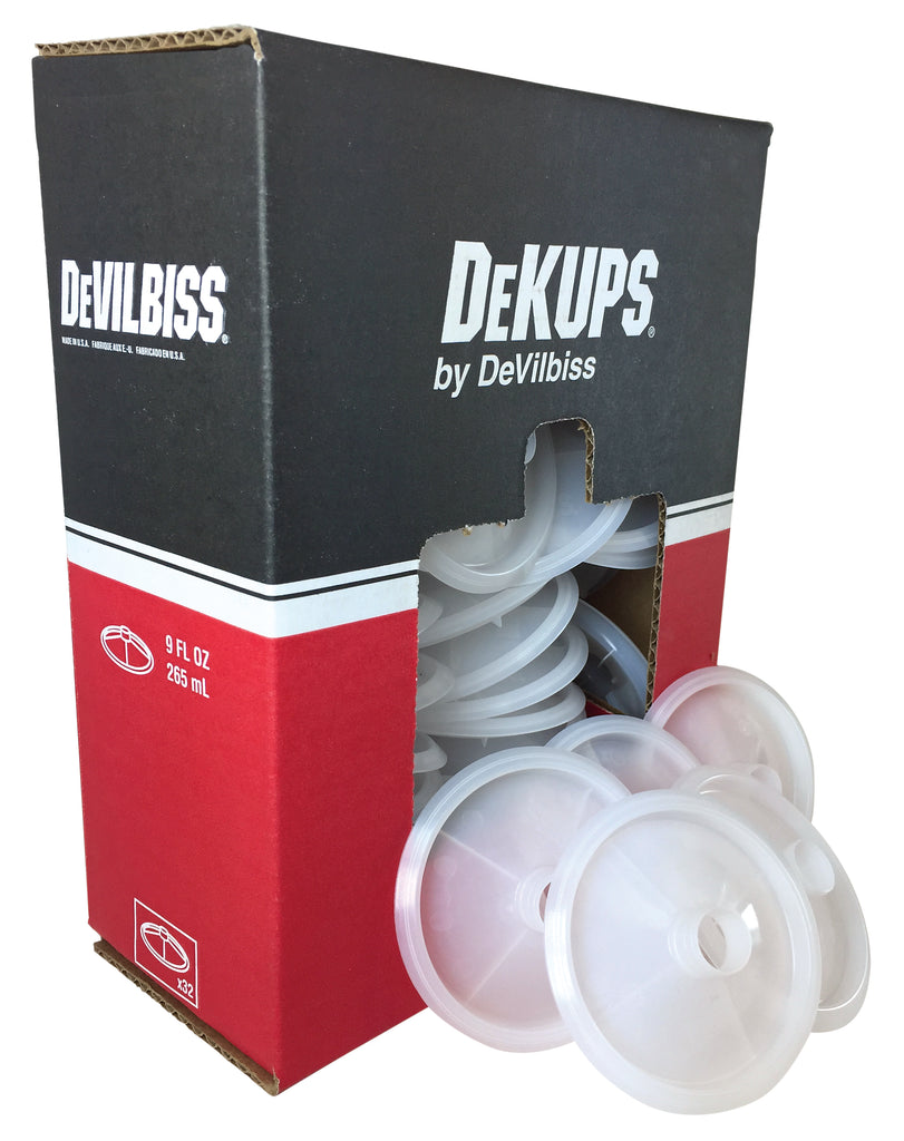 DeVilbiss DeKups® 9 oz. Disposable Lids - Total Finishing Supplies