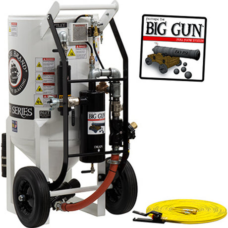 Pirate Brand, S-Series - BIG GUN™, 6.5 cu ft. - Blast Pot, Portable, Pressure HOLD System, Pneumatic Controls