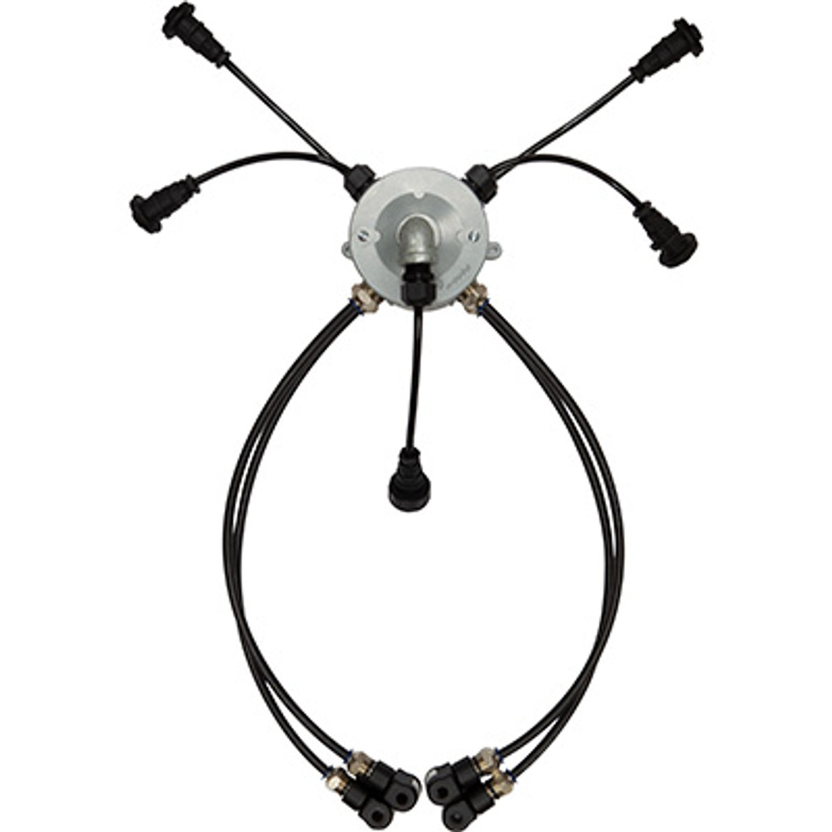 Pirate Brand - Schmidt Mfg Style, Junction Box Assembly, Small & Bulk Blasters, 12VDC, SSACO w/ Sealed Waterproof Connectors, (2) Outlet
