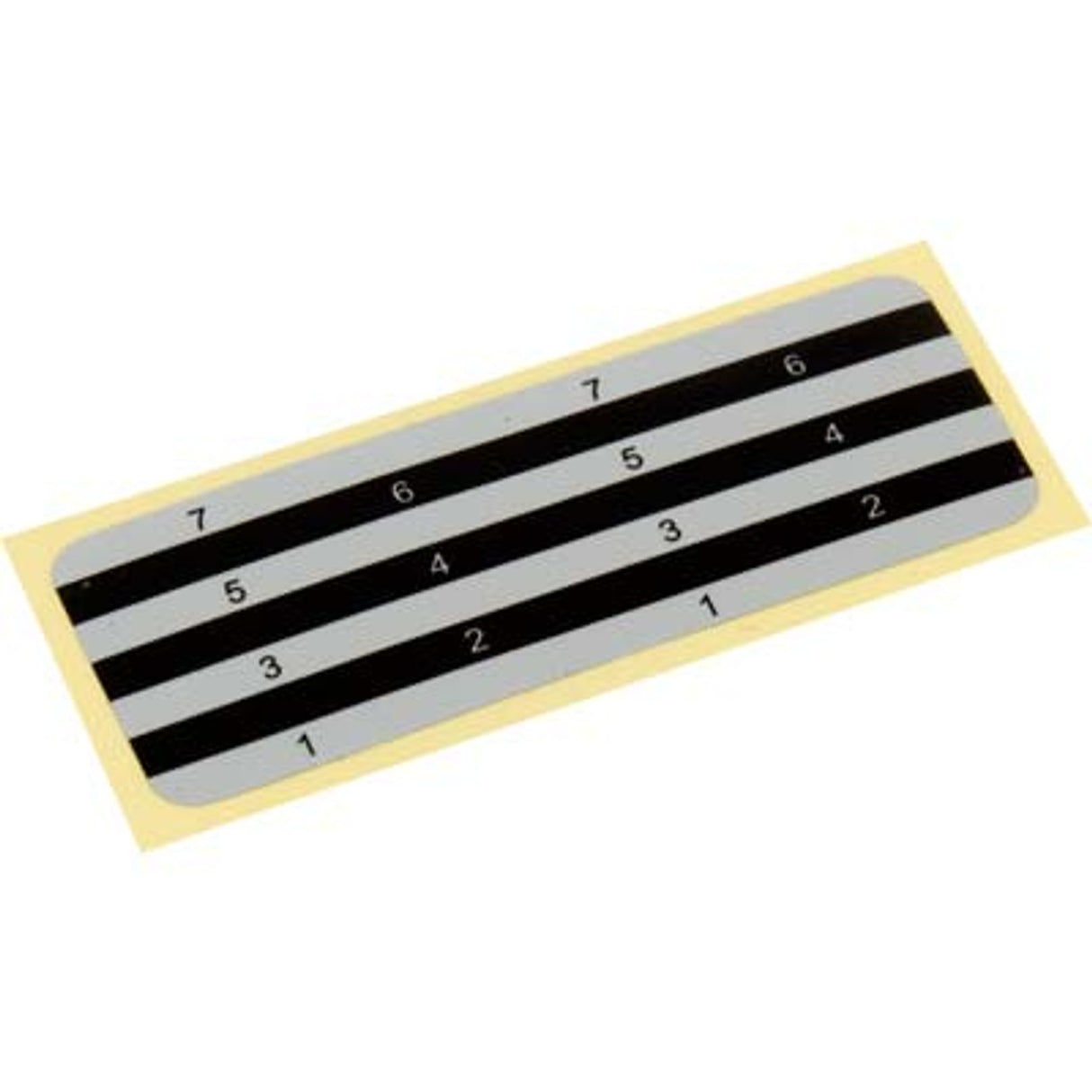 Pirate Brand - MPV II, Abrasive Adjustment Indicator Label