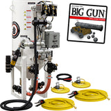 Pirate Brand, S-Series, DUAL-CHAMBER Series - 8 CU FT., DOUBLE OUTLET W/ ABRASIVE CUT-OFF (Wall Mounted) - Blast Pot, STATIONARY, Pneumatic Controls