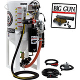 Pirate Brand, S-Series - 6.5 CU FT., SINGLE OUTLET W/ ABRASIVE CUT-OFF (Wall Mounted) - Blast Pot, STATIONARY, Pressure RELEASE System, 12VDC Electric Controls