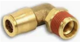 Push To Connect 3/8" Tube x 3/8" M.NPT 90 Degree Swivel Adapter