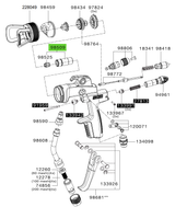 SATA 98509 Sleeve Insert, 3000K, Spray Mix