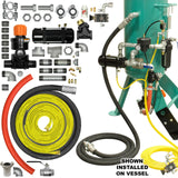 Pirate Brand - ZERO Style Blast Cabinet Conversion Kit, Combination/APV-Urethane Sleeve w/Palm Blowdown Pneumatic 1" (Pressure Hold)