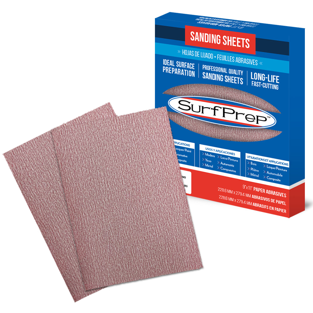 SurfPrep 9″ X 11″Sandpaper Sheets