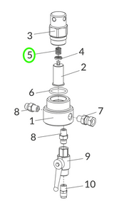 Anest Iwata Replacement Filter Spring for High Pressure Filter - Total Finishing Supplies