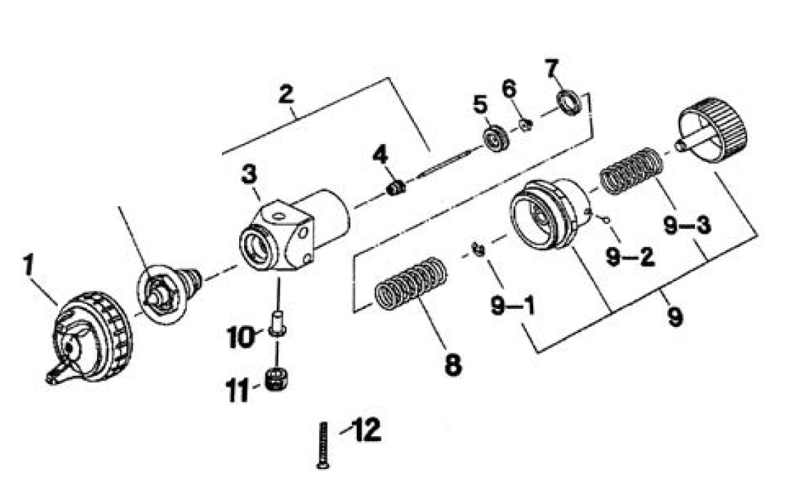 Anest Iwata 9COG-200-18-10 - Air Cap Assembly