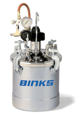 Binks Zinc-Plated 2.8 Gallon Pressure Tanks