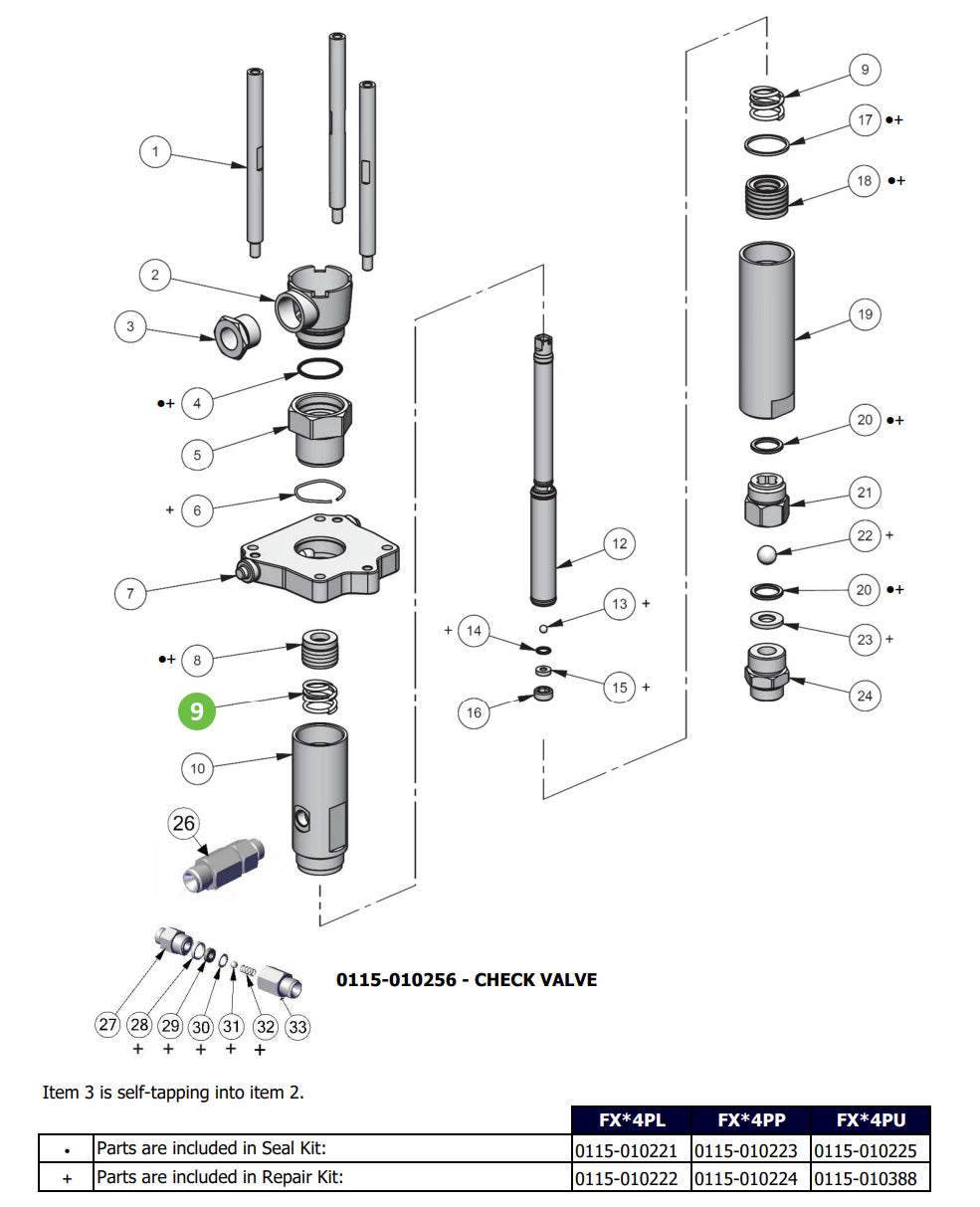 Binks 0115-010111 Packing Spring