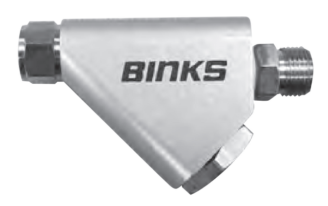 Binks low pressure inline Y-strainer - Total Finishing Supplies