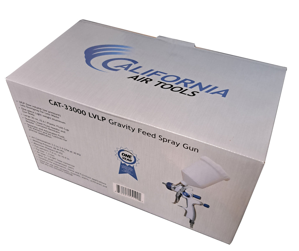 California Air Tools 33000 LVLP Gravity Feed Spray Gun - Total Finishing Supplies