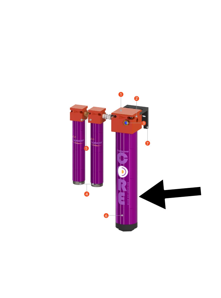 Tsunami Desiccant Cartridge Replacement - Total Finishing Supplies