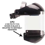 Pirate Brand - BULLARD® Chin Protector, Clear Polycarbonate Replacement for use w/ 840MX2, 840PX2, 840TX2, 840PX2W3, and 840PX2W5