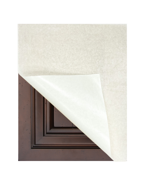 Total Finishing cabinetry protective paper tape applied to surface