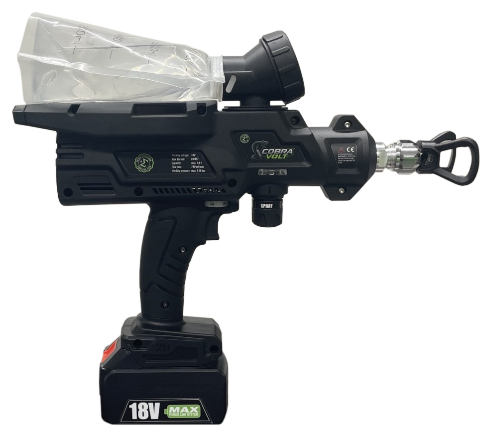 Total Finishing COBRA-VOLT™ — Battery Powered Airless Sprayer