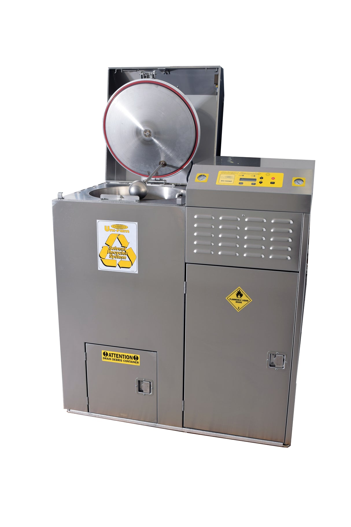 Uni-Ram DC100N Continuous Solvent Recycler, 100L Tank