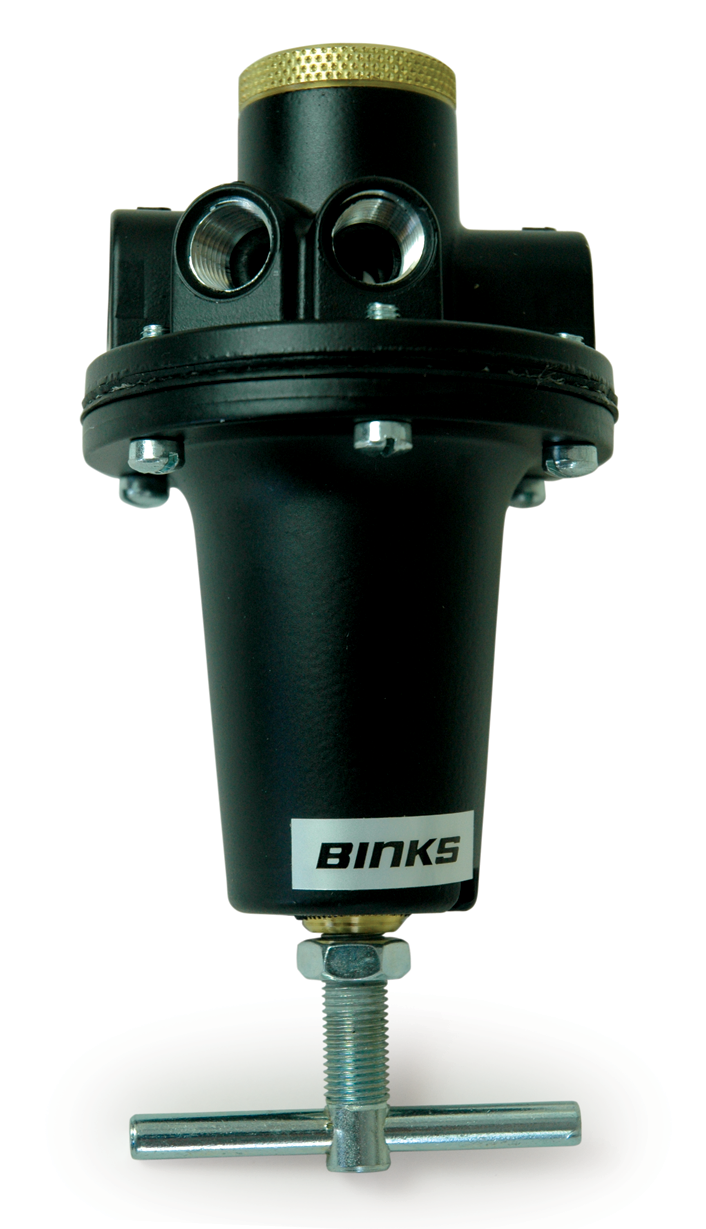 Binks HAR-511 Regulator, 60 SCFM, 0-125 PSI