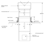 Exhaust Stack with Cleanout Door - Paint Spray Booth - Total Finishing Supplies