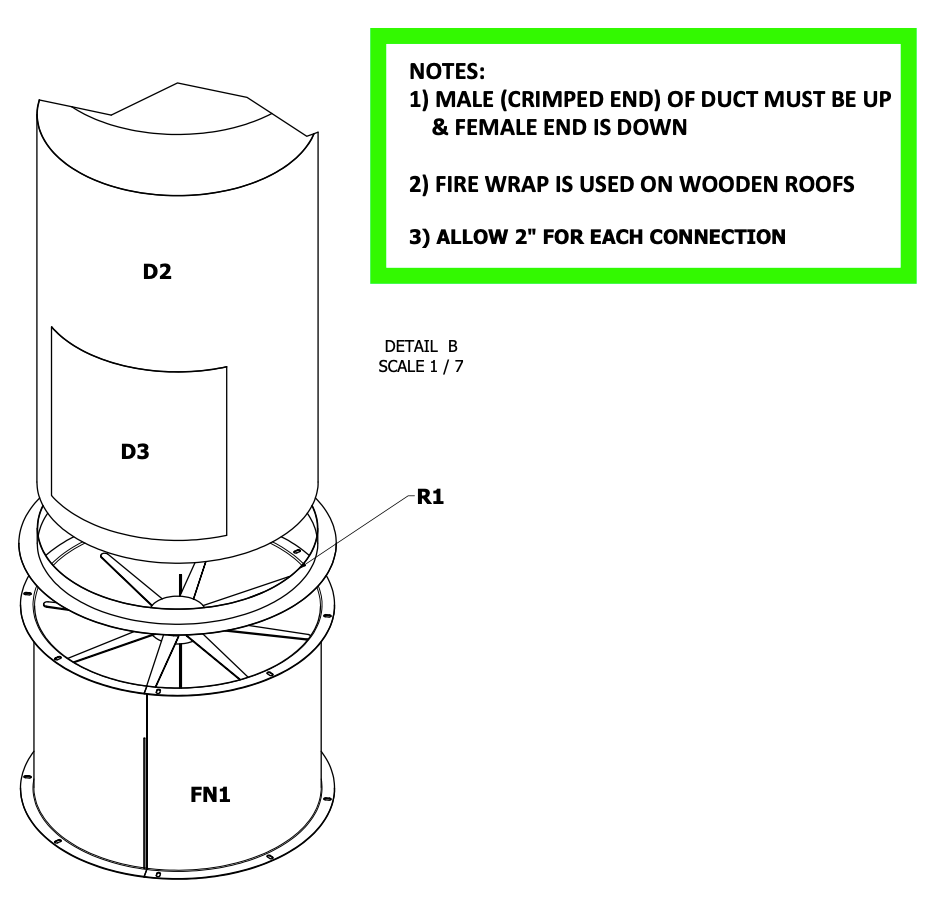 Standard 45 Degree Elbow - Paint Spray Booth - Total Finishing Supplies