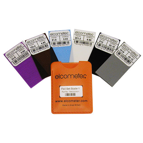 Elcometer Scale 1 Certified Precision Foil Set (T99022255-1C) - Total Finishing Supplies