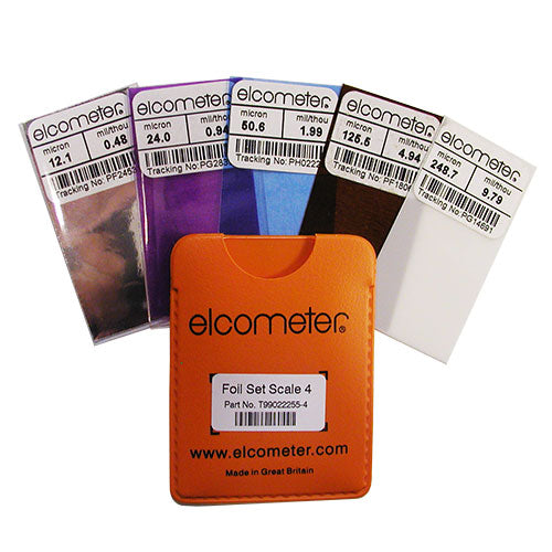 Elcometer Scale 4 Precision Foil Set (T99022255-4) - Total Finishing Supplies