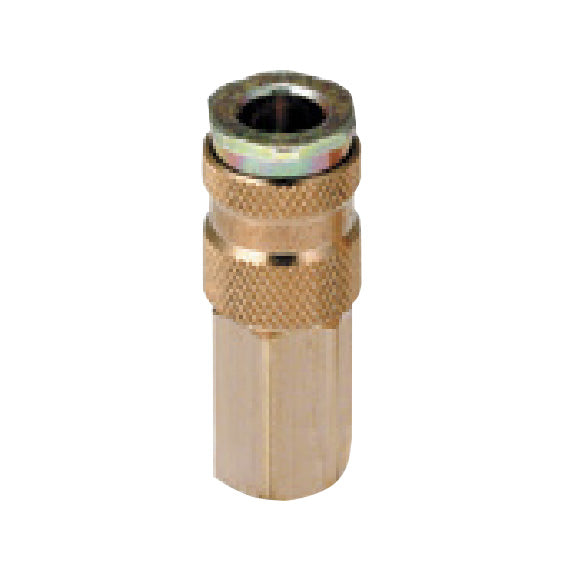 DeVilbiss HC-4720 Quick Disconnect, High Flow Ball and Ring Lock Type, 1/4" NPT(F)