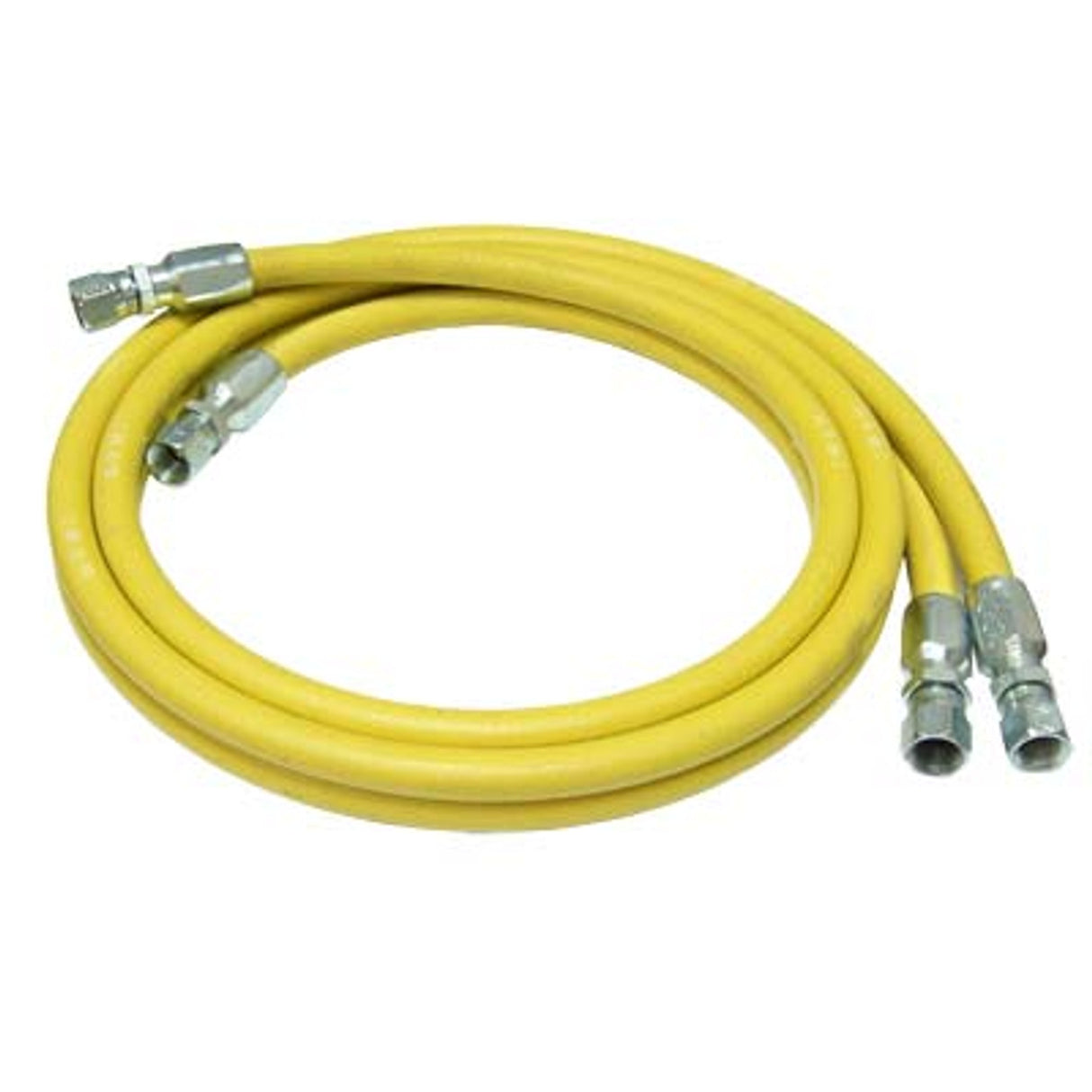 Pirate Brand - CLEMCO/ZERO, Hose, Twinline Control, Assembly, Yel/Yel w/ Black Stripe, Nominal 3/16" ID x 3" (3' or 5')