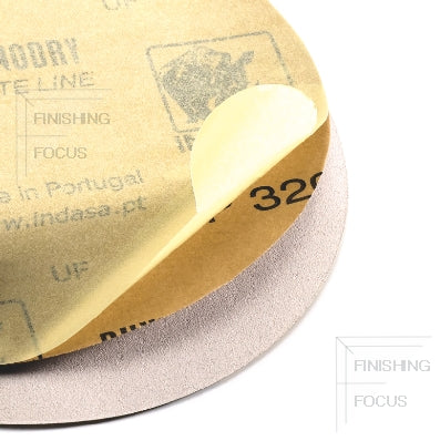 INDASA 5" Rhynostick WhiteLine 5-Hole Vacuum Sanding Discs, 51 Series