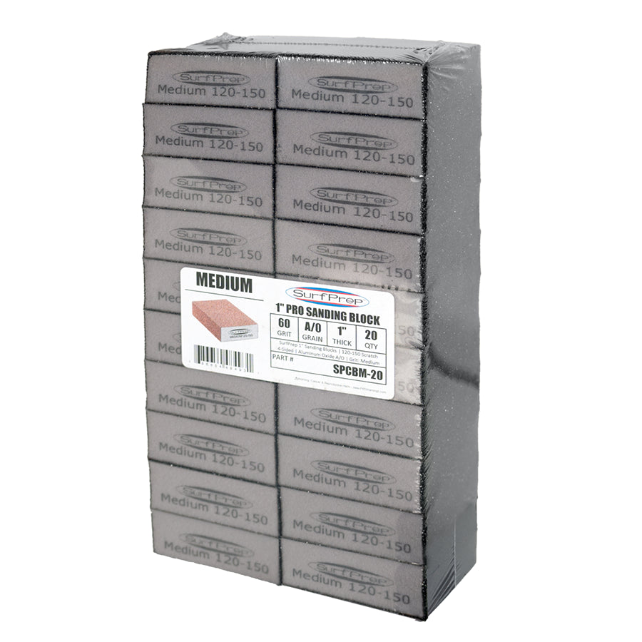 SurfPrep 1" Color Coded Hand Sanding Block