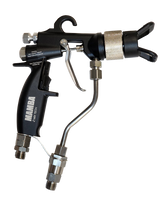 Pistola pulverizadora manual sin aire asistida por aire MAMBA® Mix-Tech con boquilla reversible 