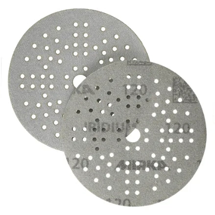 Mirka Iridium 5" 89-Hole Grip Sanding Discs, 24-5MH Series